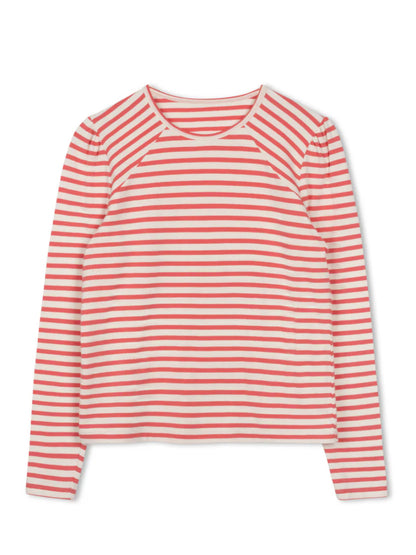 POINT PUFF SLEEVE CREW TEE