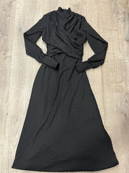 WOVEN CROSSOVER DRESS