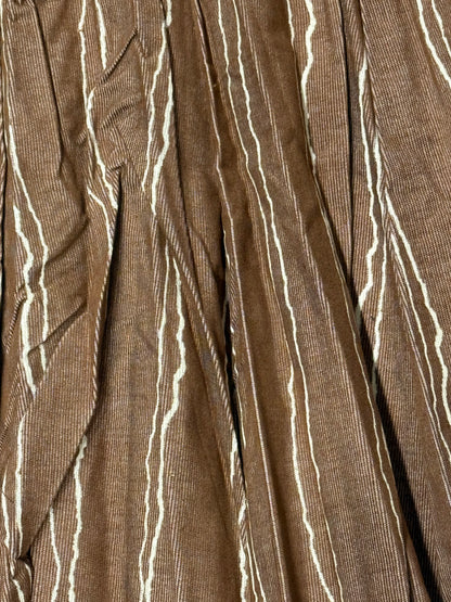 CORDUROY PLEATED SKIRT