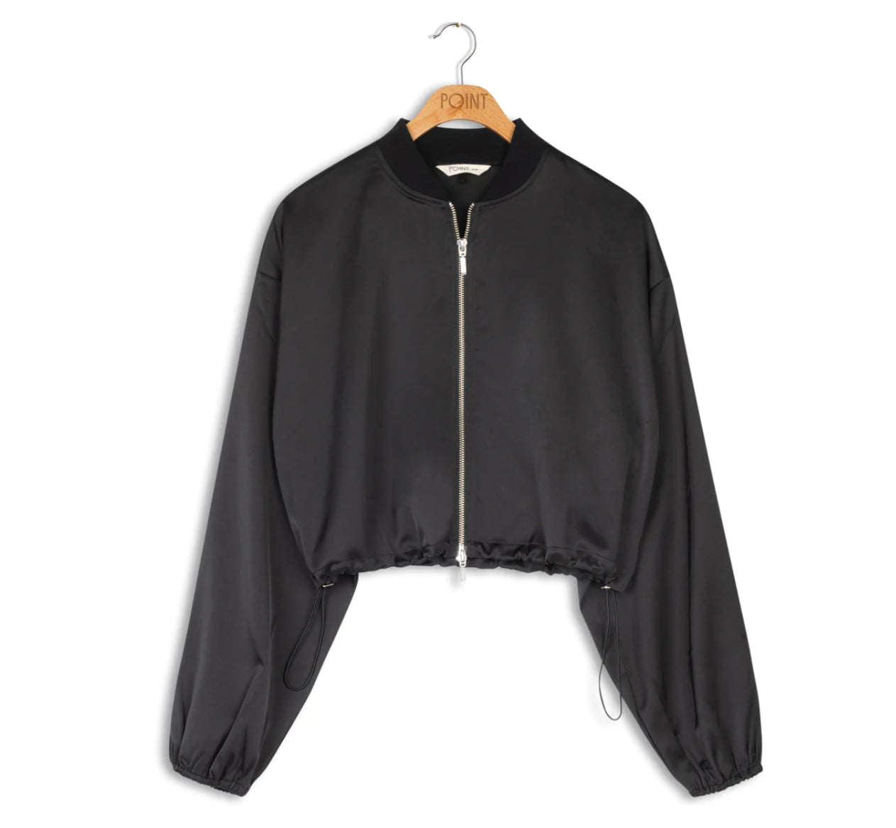 POINT SATIN BOMBER