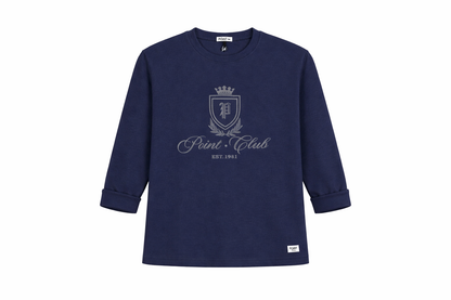 POINT GRAPHIC ROLL CUFF TEE