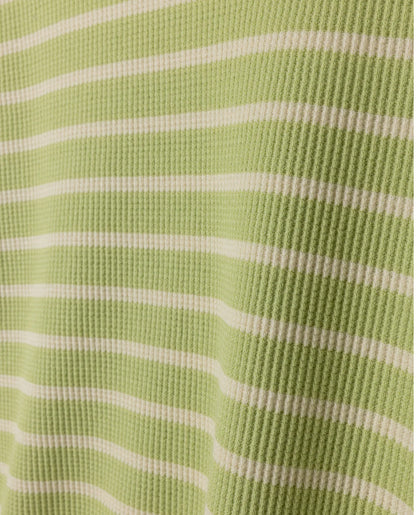 STRIPED WAFFLE TEE