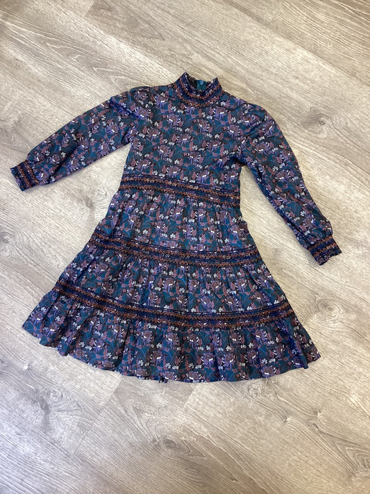 NAVY PRINTED DRESS