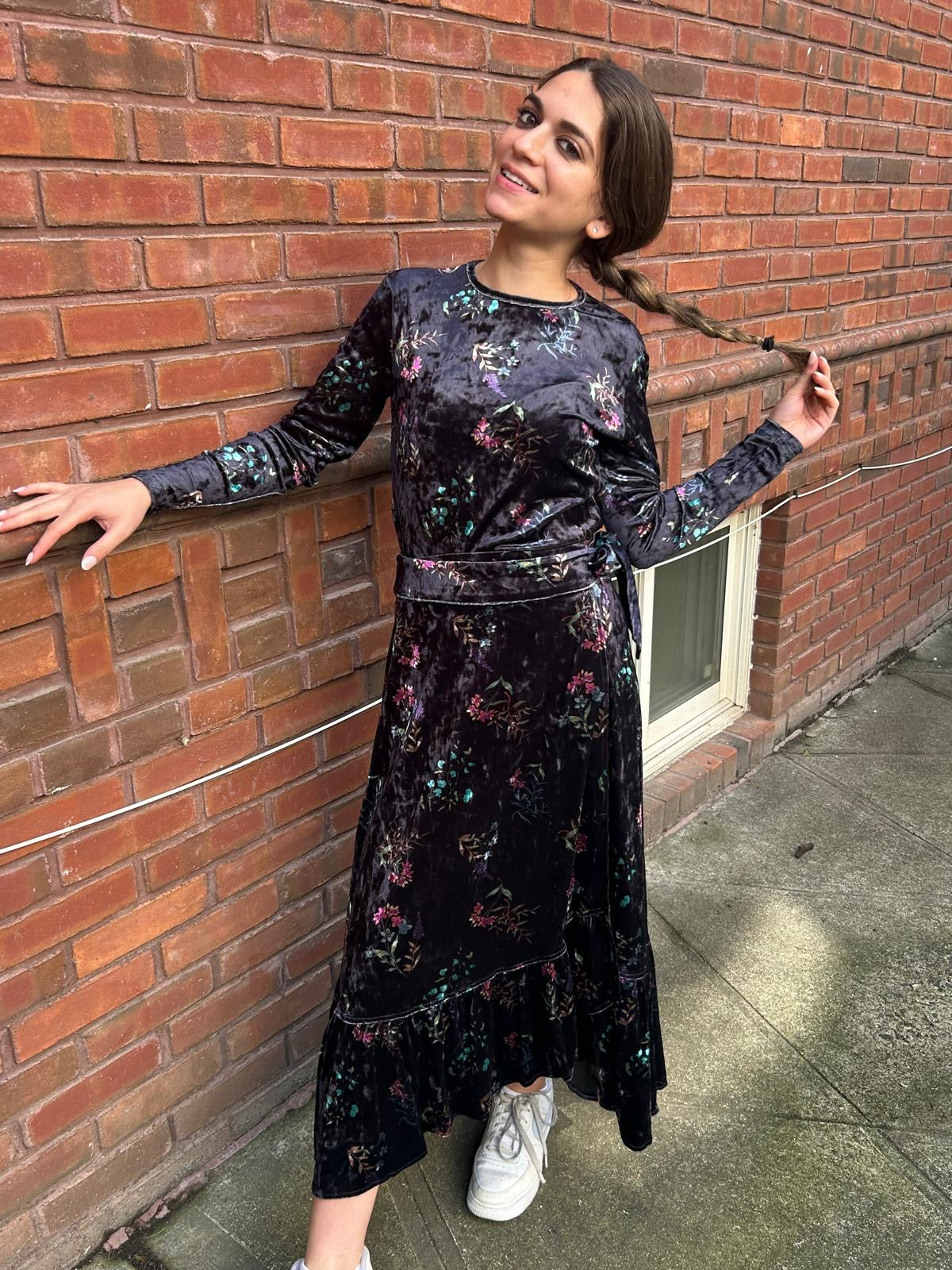 FLORAL VELVET SET