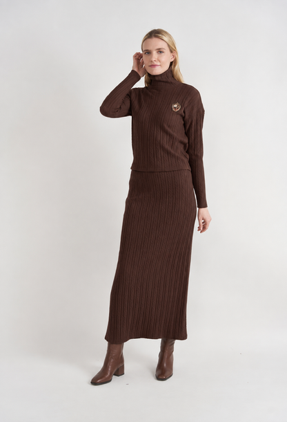 CABLE KNIT MAXI SET