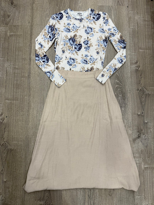 RHYTHM GREY FLOWER TEE
