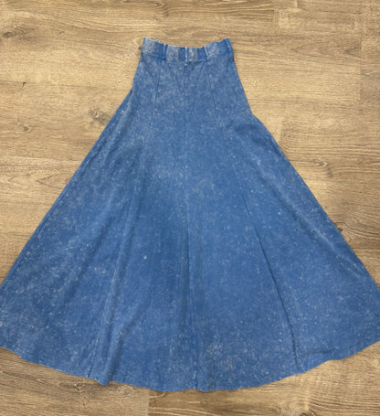 PANELED MIDI SKIRT