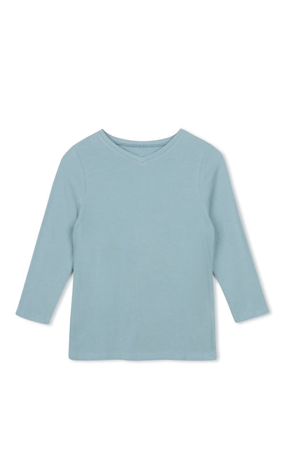 POINT 3/4 SLEEVE  CREW NECK