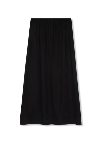 POINT BRUSHED A-LINE SKIRT