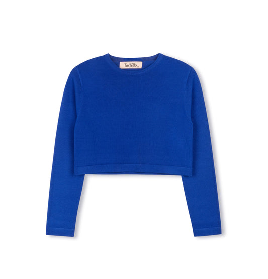 CLASS CROPPED KNIT SWEATER