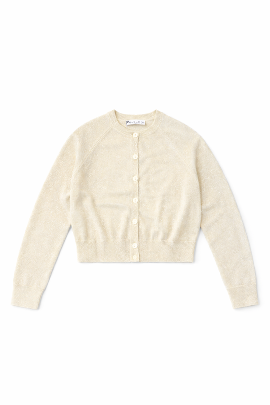 CROPPED SHIMMER CARDIGAN