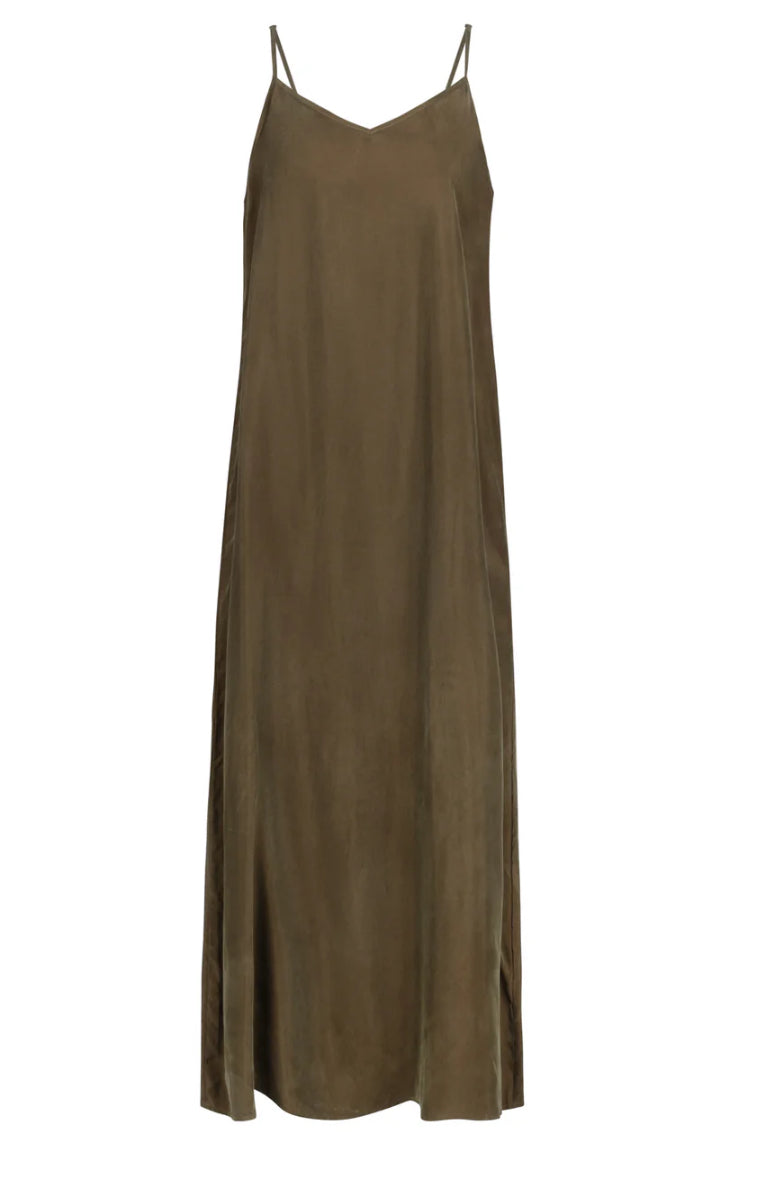 POINT BRUSHED A-LINE MAXI JUMPER
