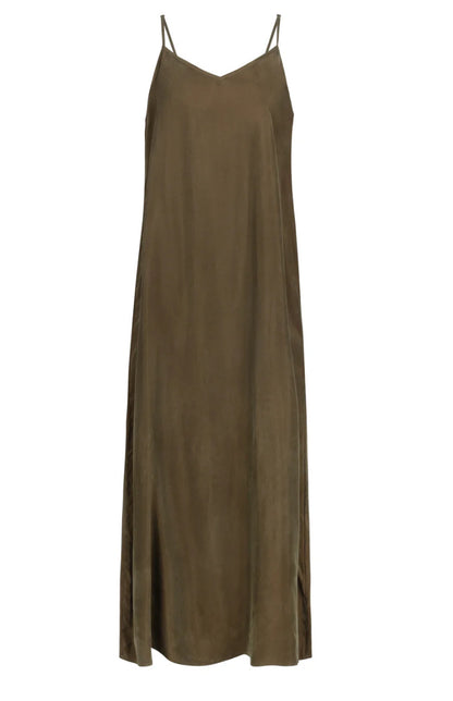 POINT BRUSHED A-LINE MAXI JUMPER