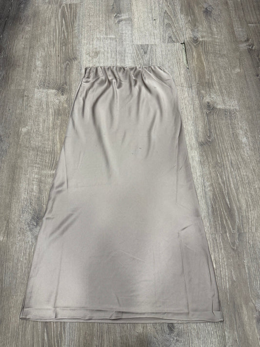 POINT SATIN STRAIGHT SKIRT