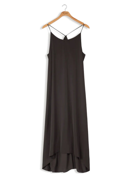 POINT HI LOW SLIP DRESS