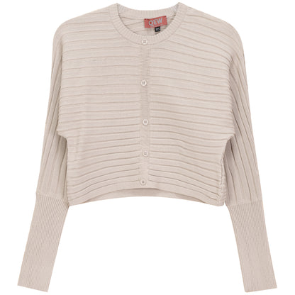 LINED CARDIGAN