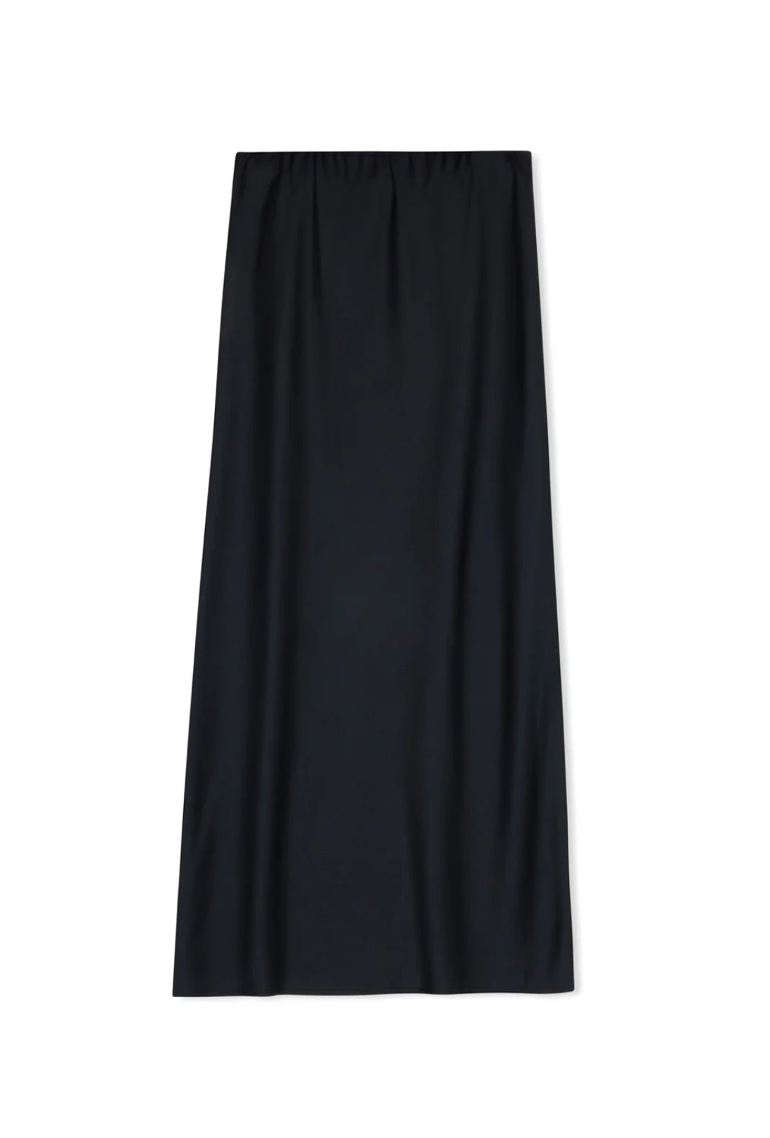 POINT SATIN STRAIGHT SKIRT