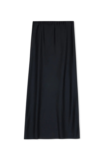 POINT SATIN STRAIGHT SKIRT