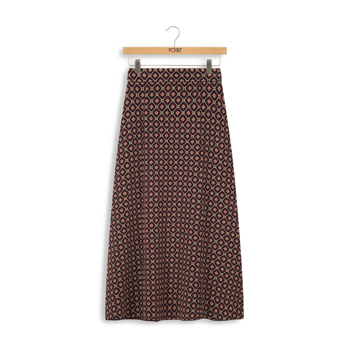 POINT JACQUARD A-LINE SKIRT