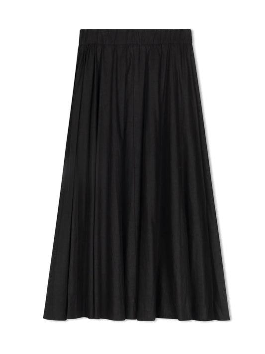 POINT LINEN PANEL SKIRT
