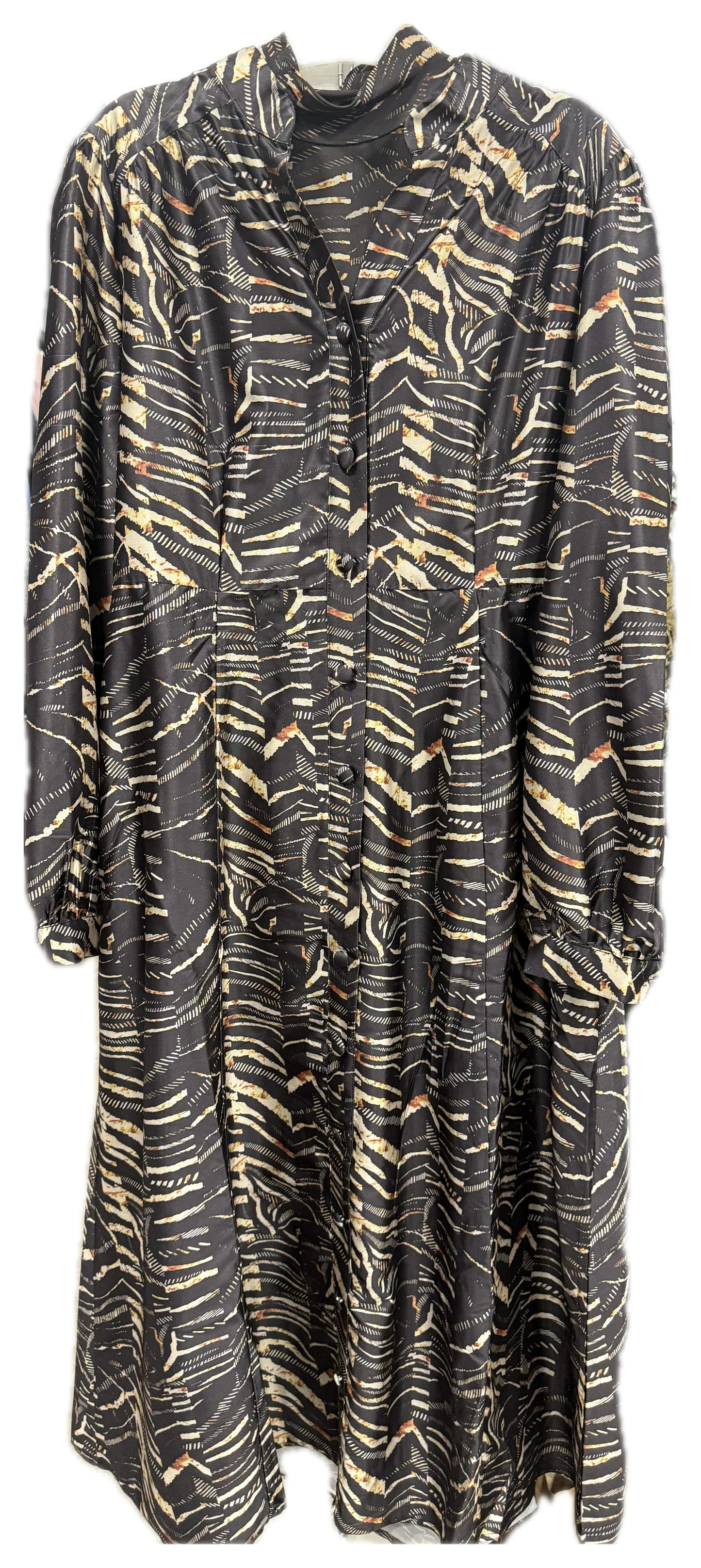 Golden Noire Black-and-Gold Dress