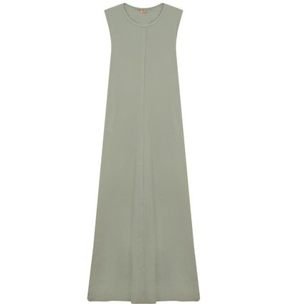 LADIES RIBBED MAXI JUMPER