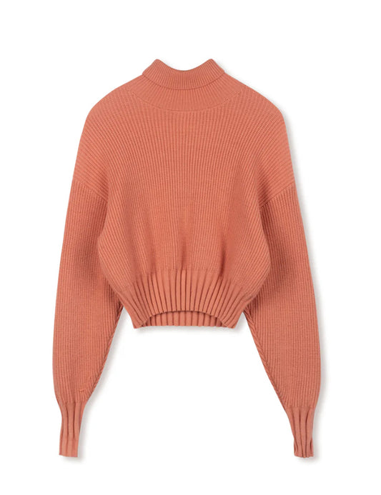 POINT CHUNKY DOLMAN SWEATER