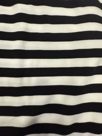 RHYTHM CONTRAST DOUBLE V STRIPE TEE