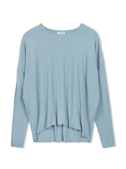 POINT LONG SLEEVE DOLMAN TOP