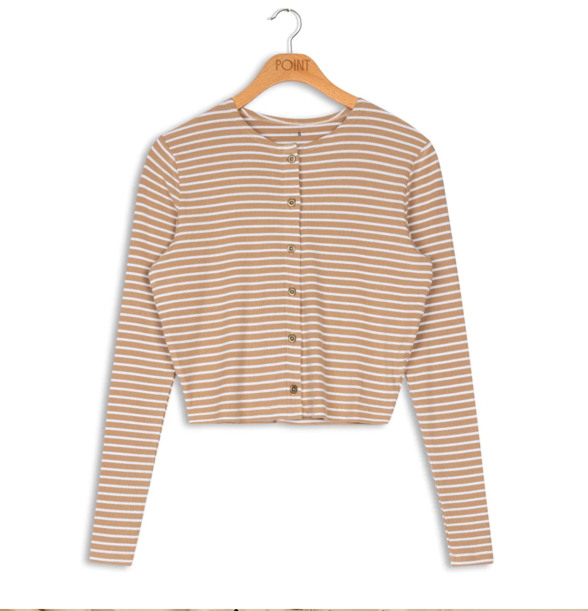 POINT CLASSIC STRIPE CARDI