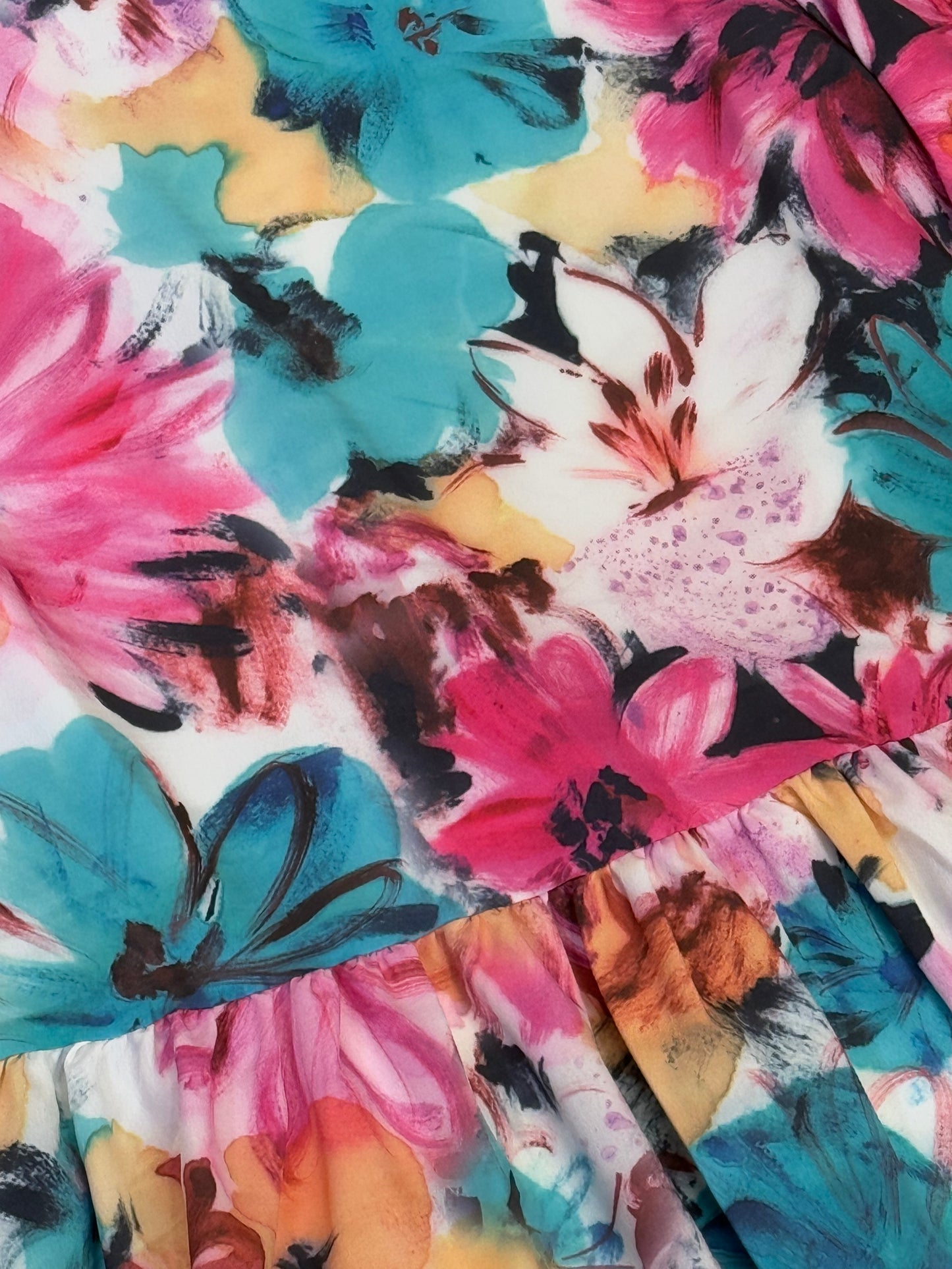 MULTICOLOR FLORAL DRESS