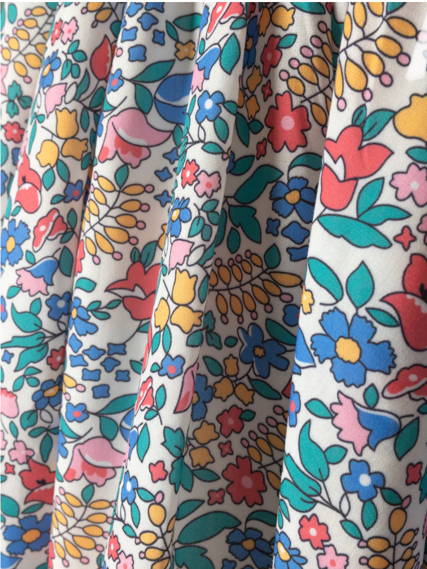 SEAR FLORAL POPLIN SKIRT