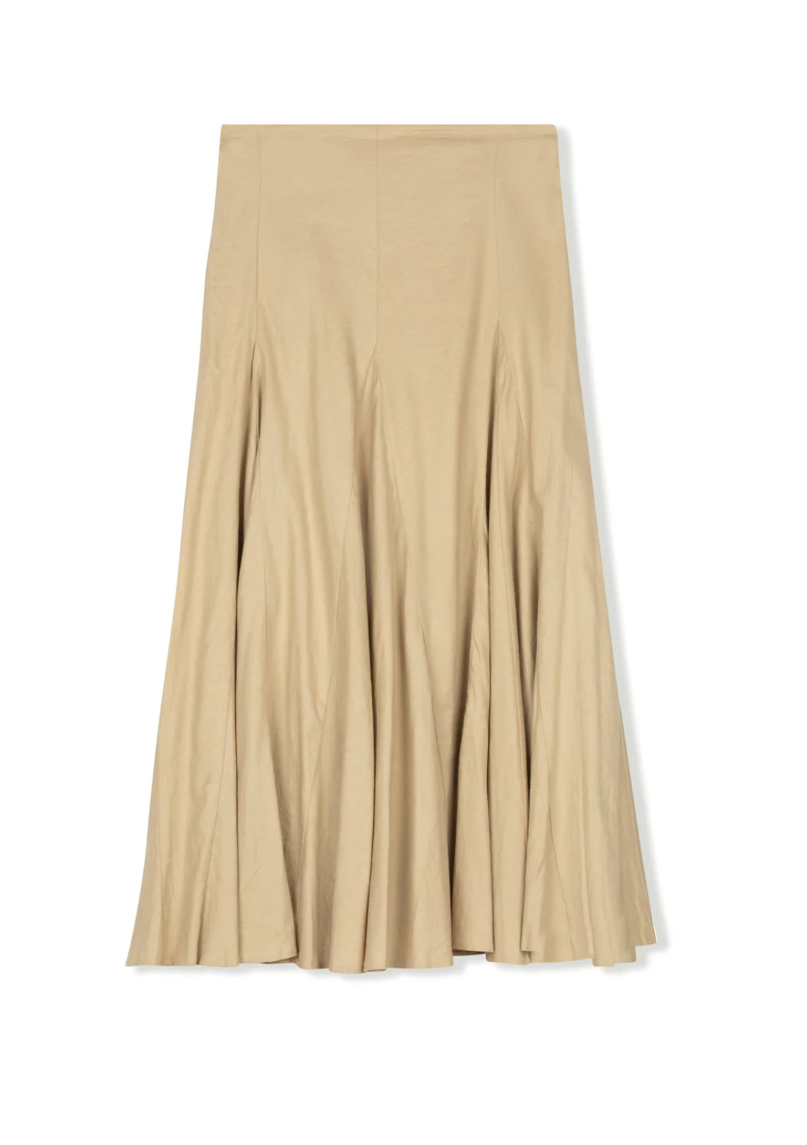 POINT LINEN GORE SKIRT