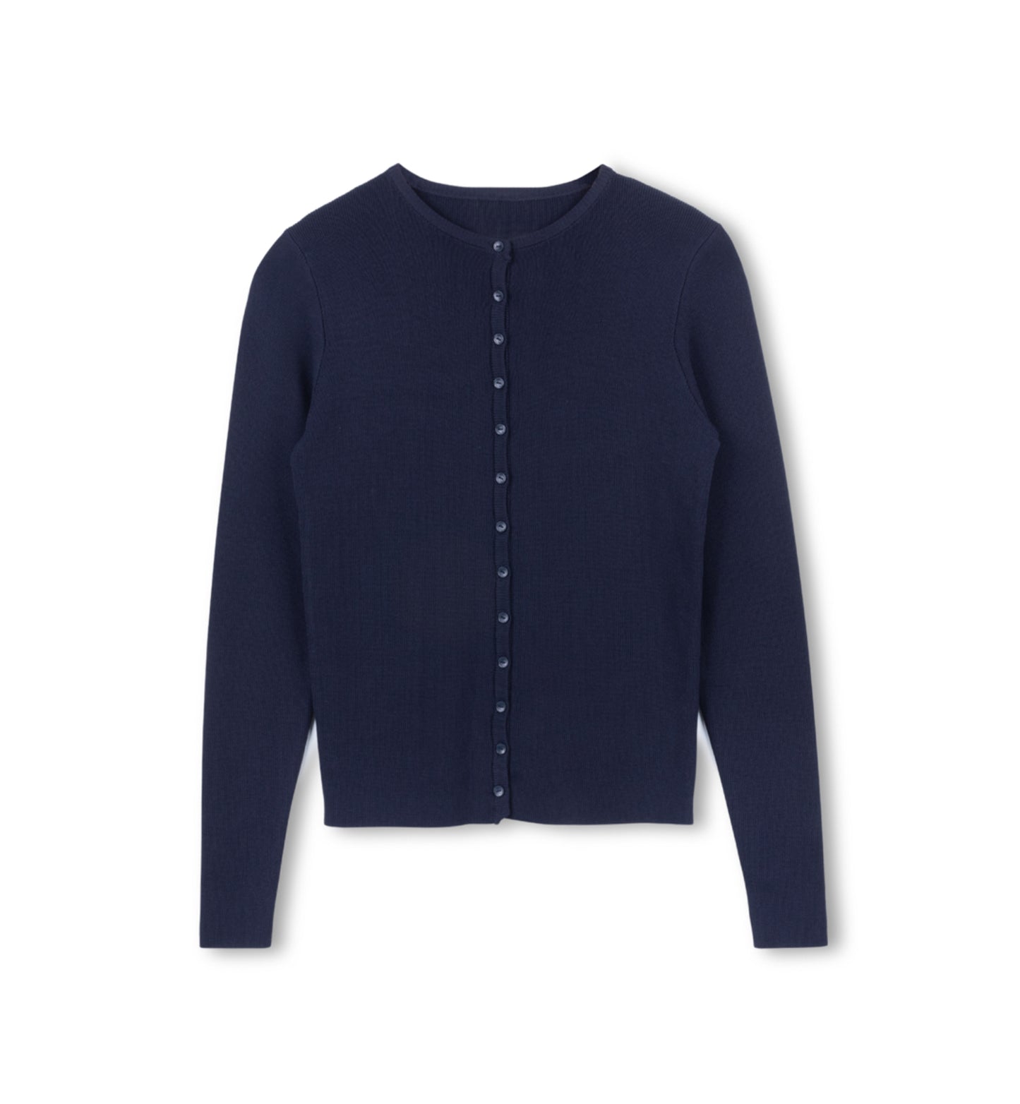 KNIT CROPPED CARDIGAN