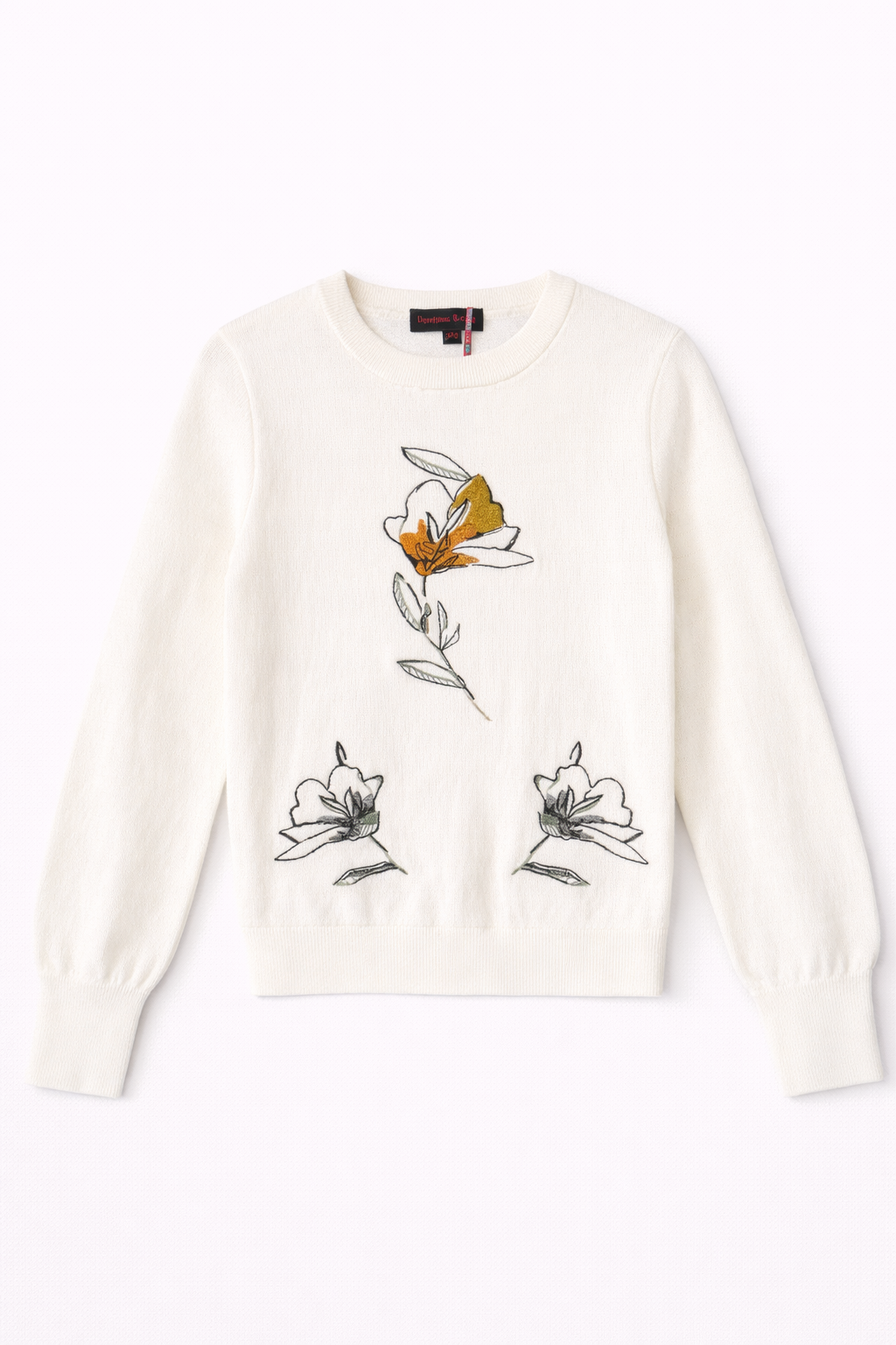 WHITE DETAILED FLORAL SET