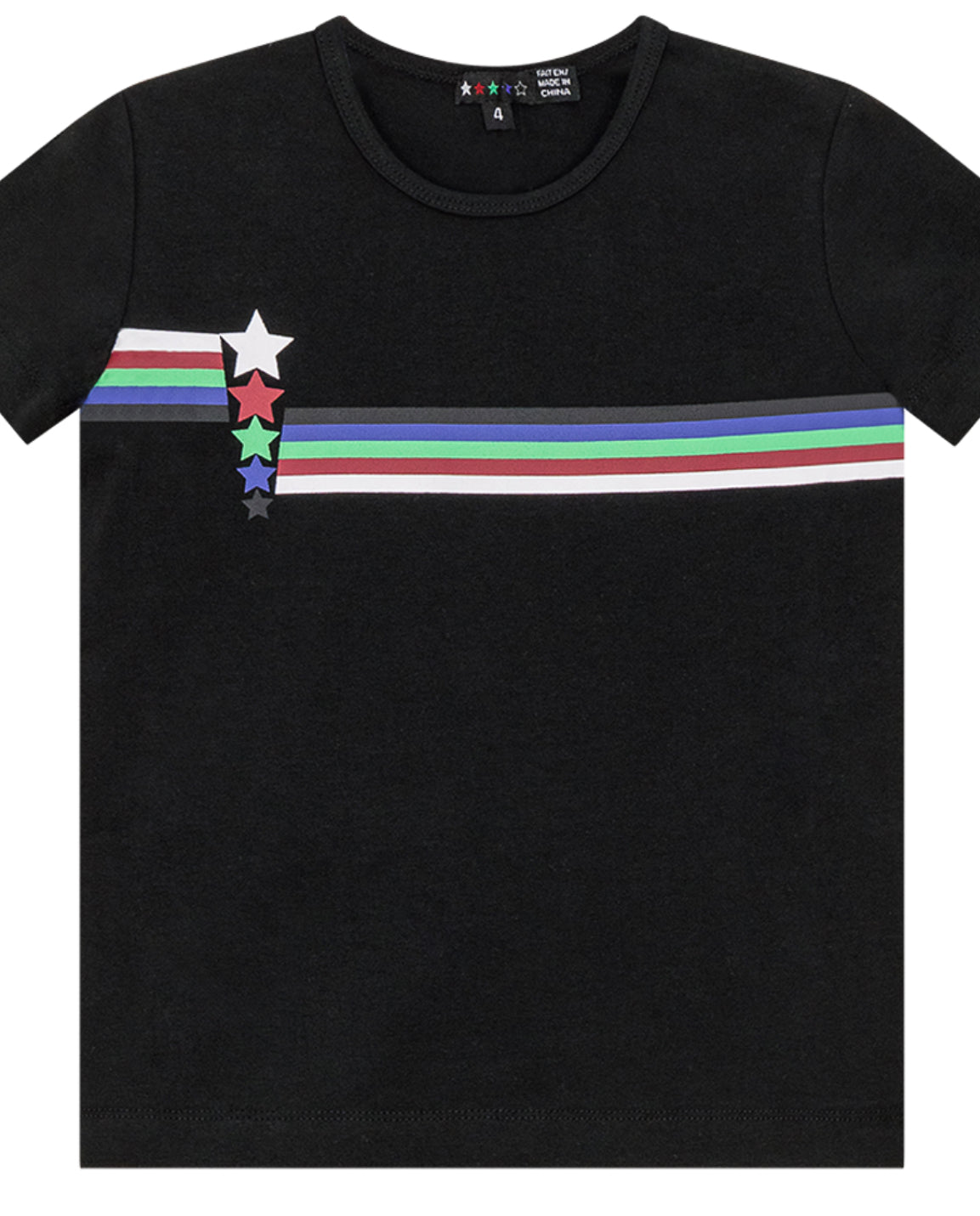 STRIPE DETAIL SET IN BLACK