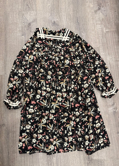 FLORAL COLLAR DRESS