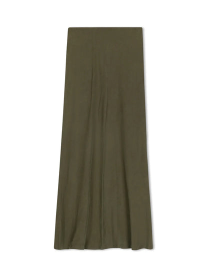 POINT BRUSHED STRAIGHT SKIRT