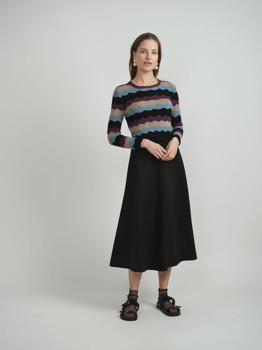 MULTI ZIG ZAG SWEATER