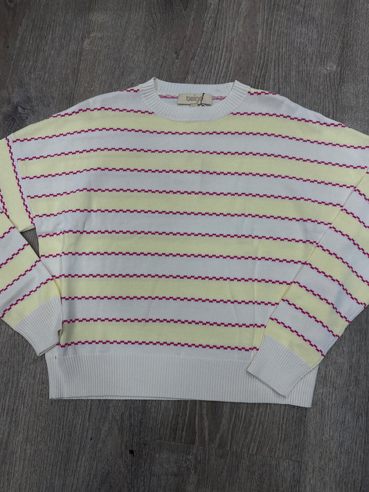 COLORFUL STRIPED KNIT CREW NECK