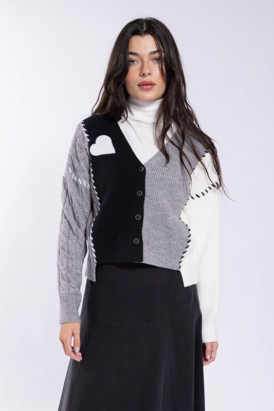 STITCH CARDIGAN