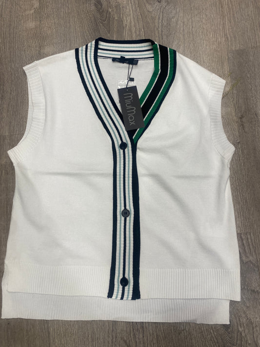 KNIT STRIPED VEST