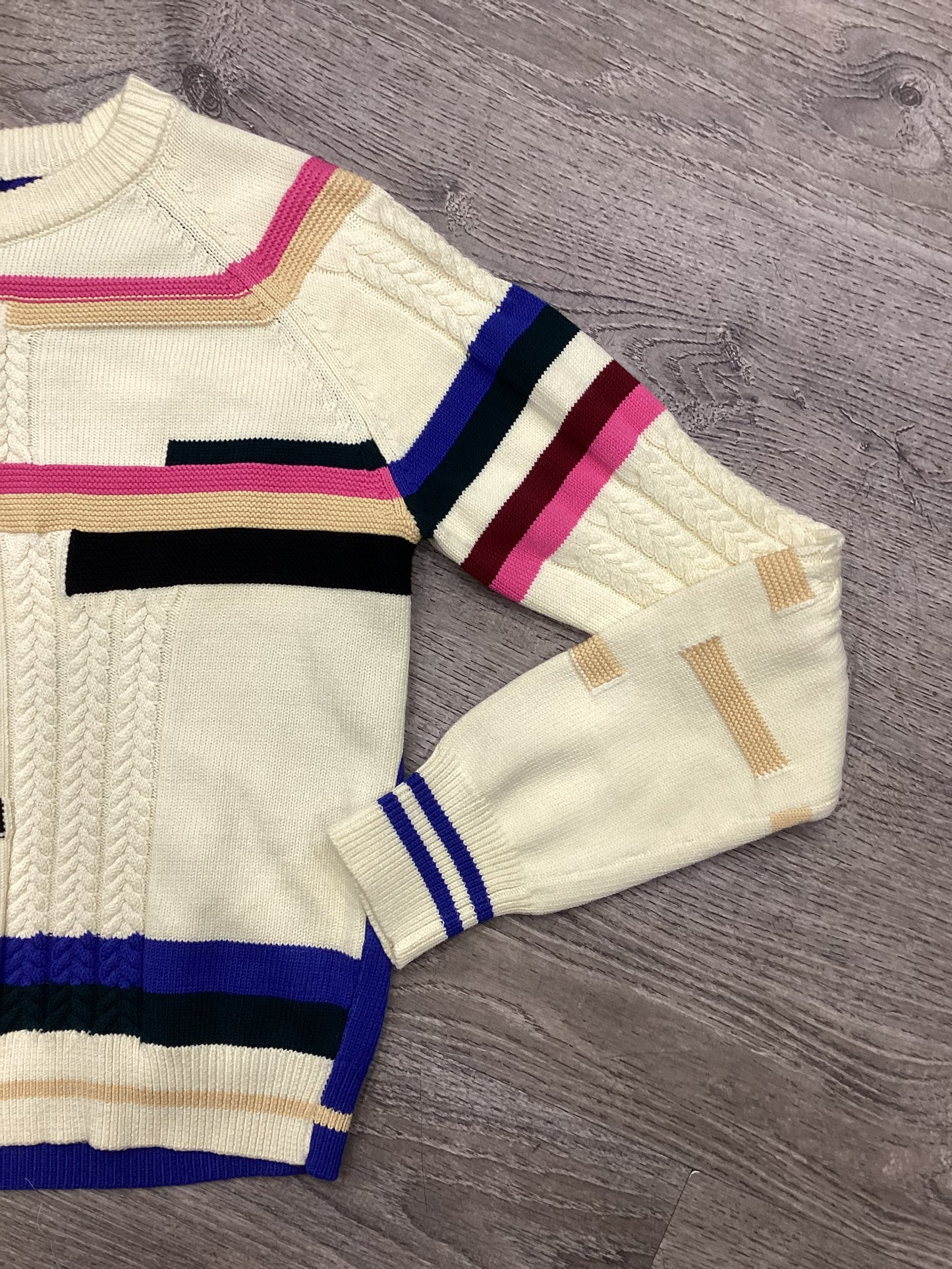 MULTICOLOR CABLE KNIT