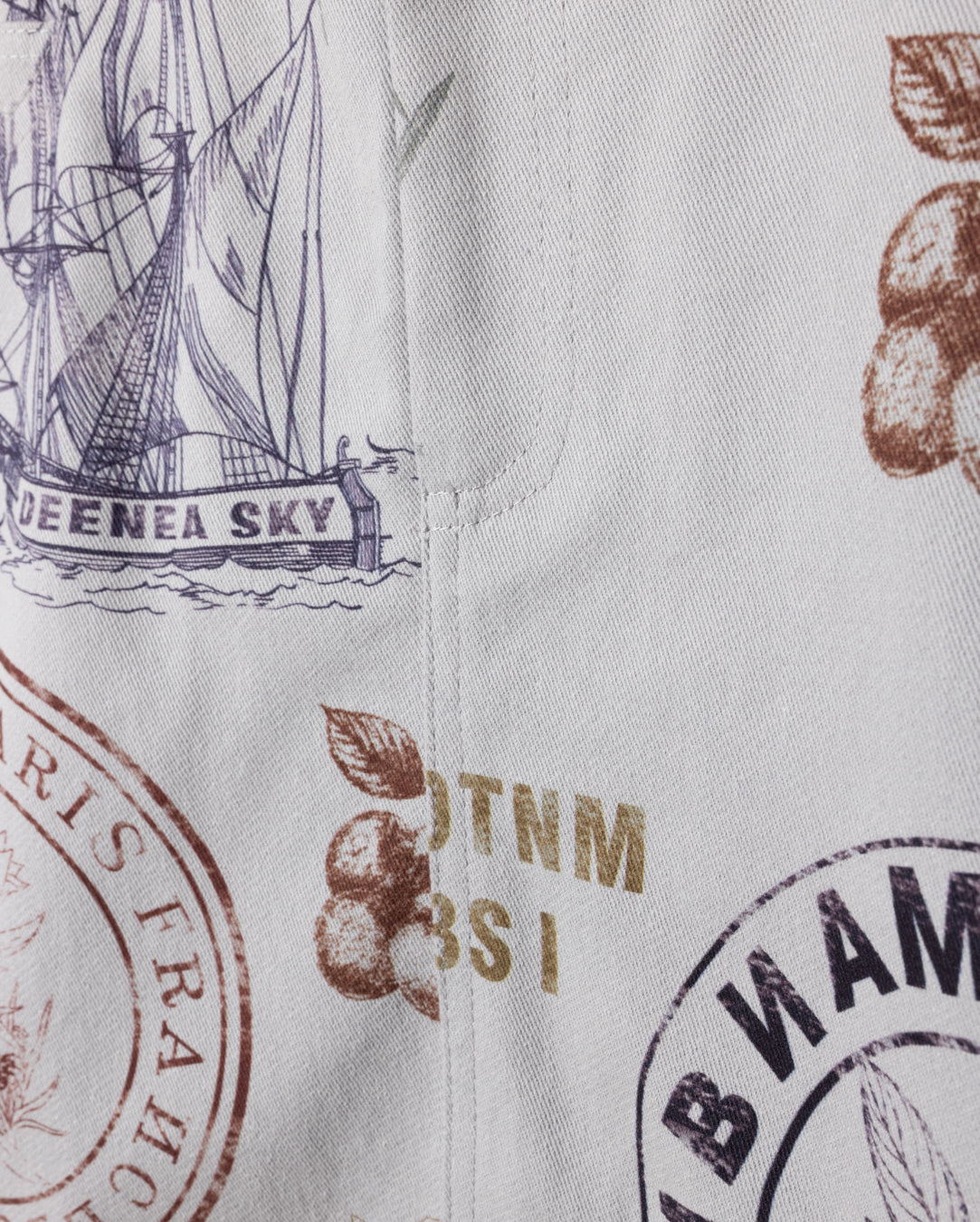ROMY STAMP PRINTED SKIRT