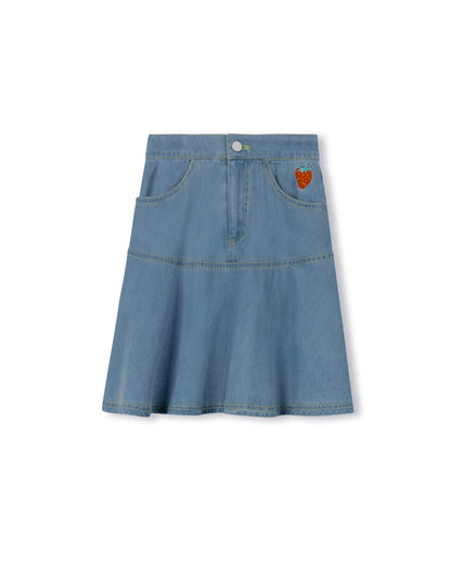 TATE STRAWBERRY DENIM SET