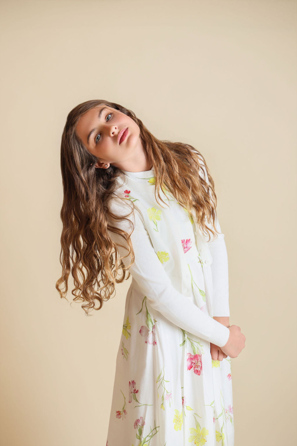 YANNY FLORAL PRINTED JUMPER SET