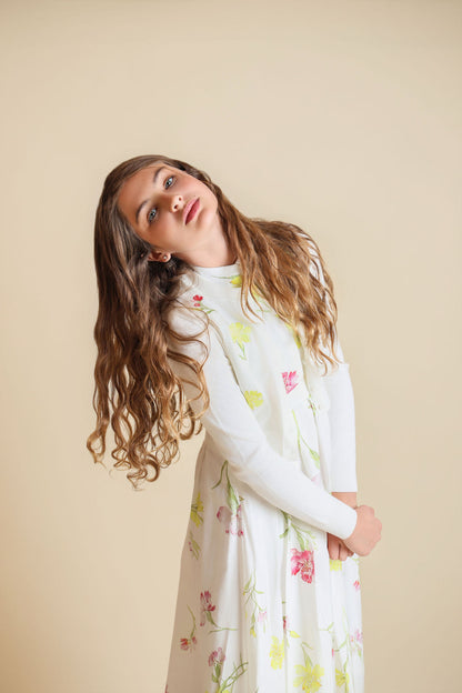 YANNY FLORAL PRINTED JUMPER SET