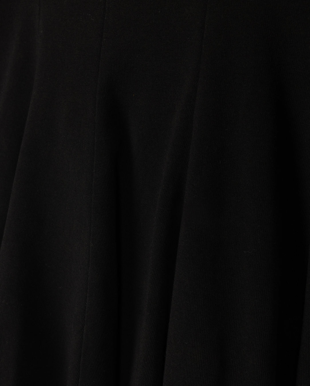 ELASTIC WAIST PANEL KNEE SKIRT