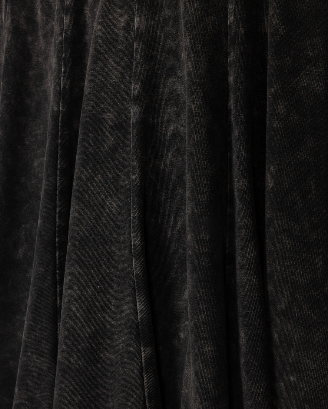 ELASTIC WAIST PANEL KNEE SKIRT