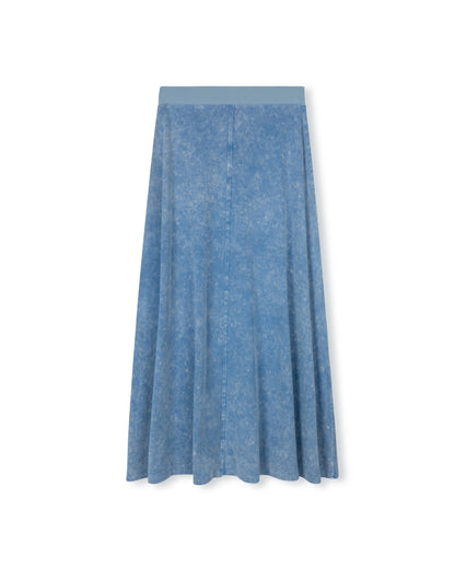 ELASTIC WAIST A-LINE MAXI